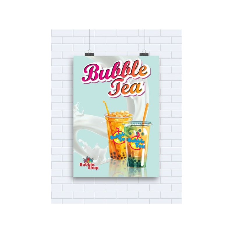 PLAKAT BUBBLE TEA PLAKAT BUBBLE TEA