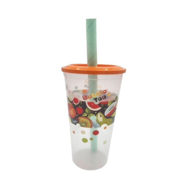 KUBEK WIELORAZOWY BUBBLE TEA 500ML 100 SZT. KUBEK WIELORAZOWY BUBBLE TEA 500ML 100 SZT.