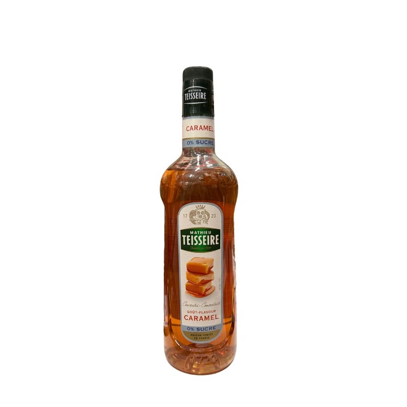 Syrop karmelowy 0% cukru Mathieu Teisseire 1 L Syrop karmelowy 0% cukru Mathieu Teisseire 1 L