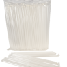 Słomki plastikowe przezroczyste 12x230mm 100 szt
